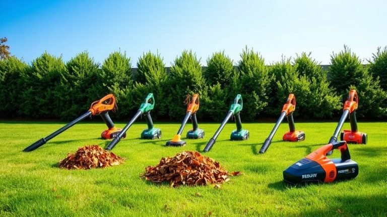 top battery leaf mulchers