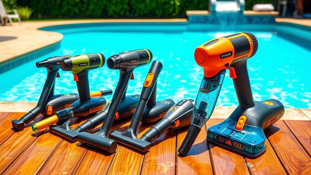 top battery operated pool vacuums