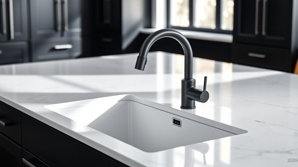 top black kitchen faucets