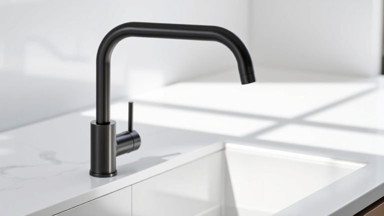 top black stainless faucets