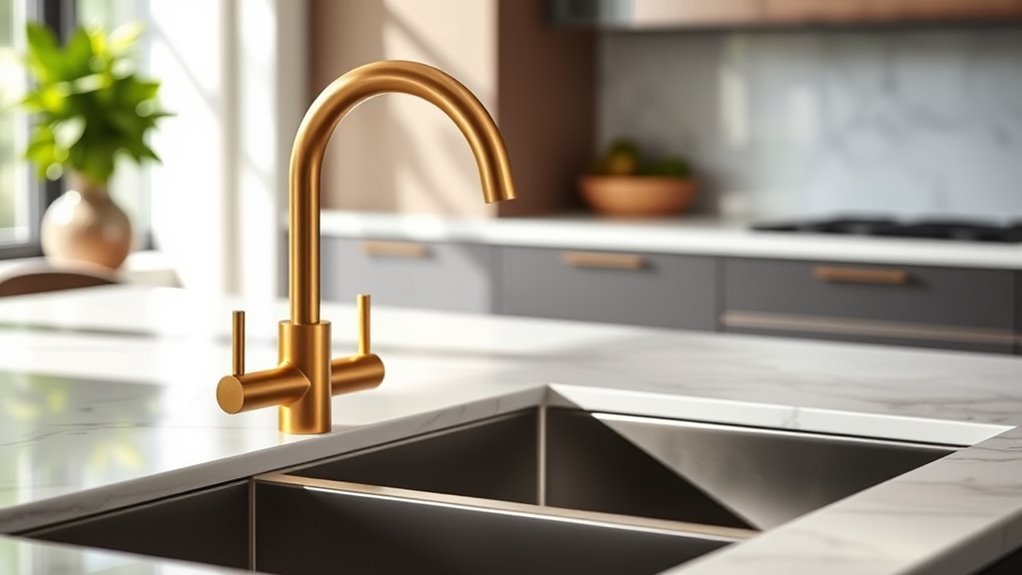top brass kitchen faucets