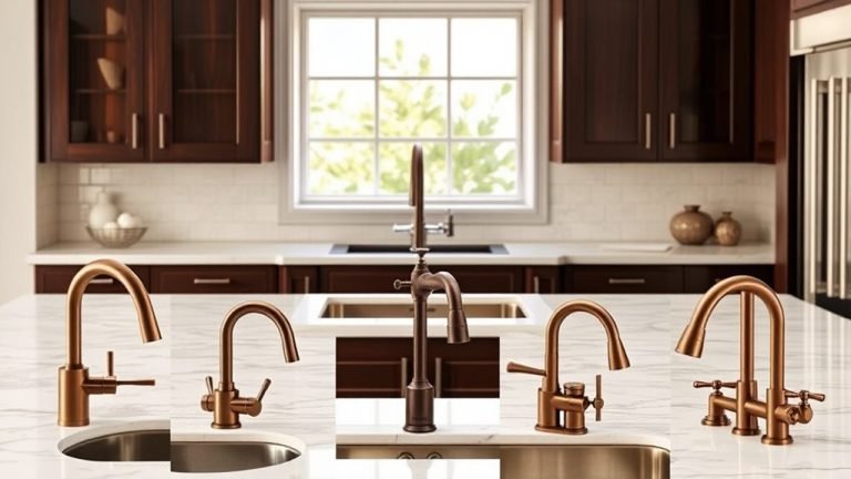 top bronze kitchen faucets