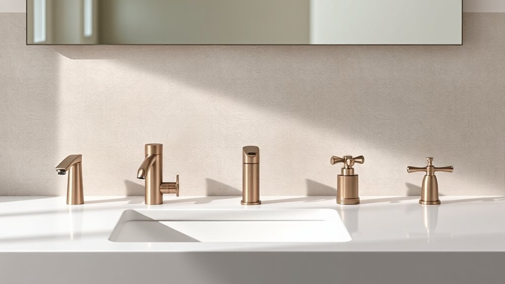 top brushed nickel faucets