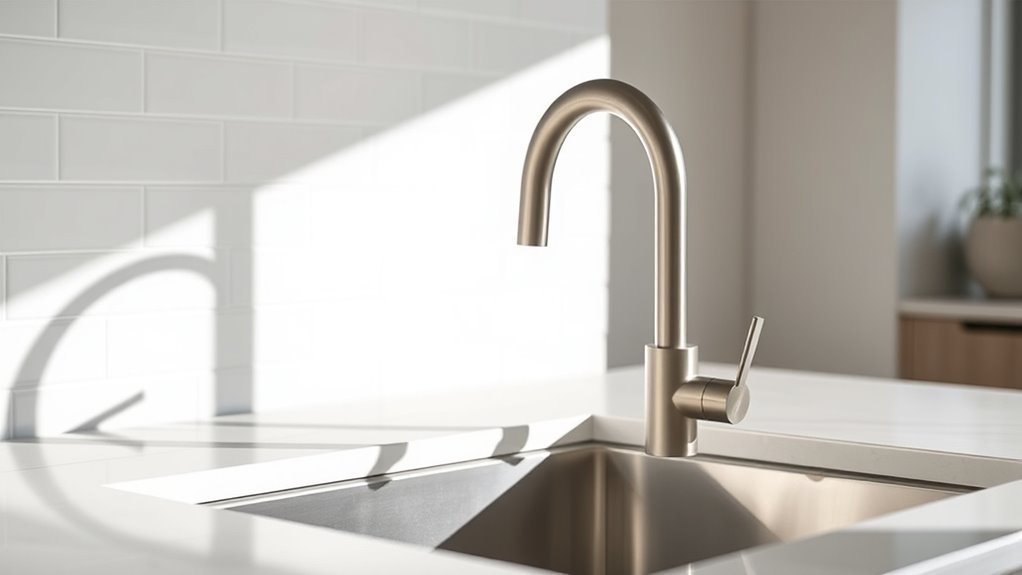 top brushed nickel faucets