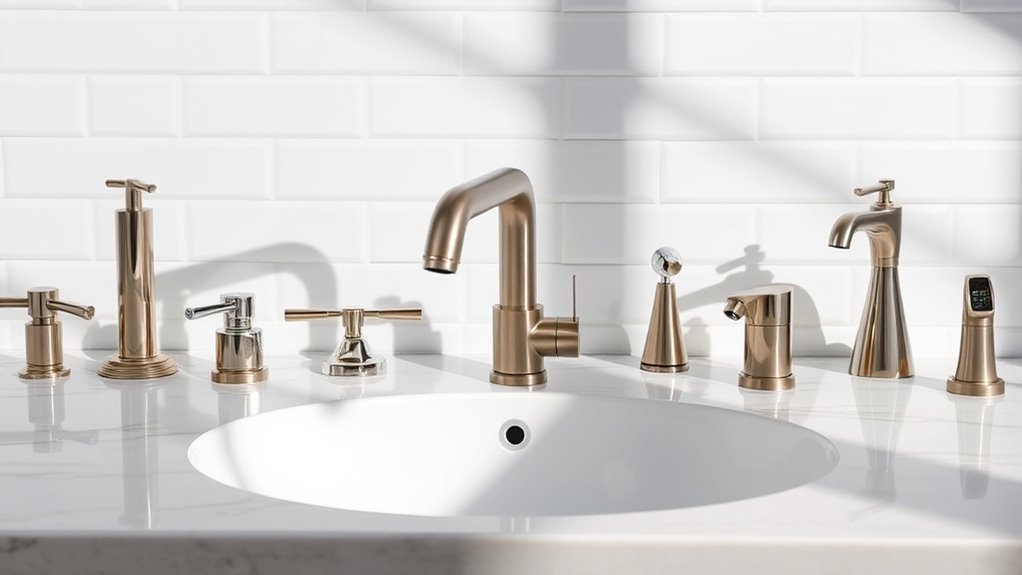 top brushed nickel faucets