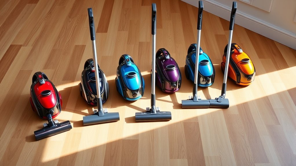 top canister vacuum picks