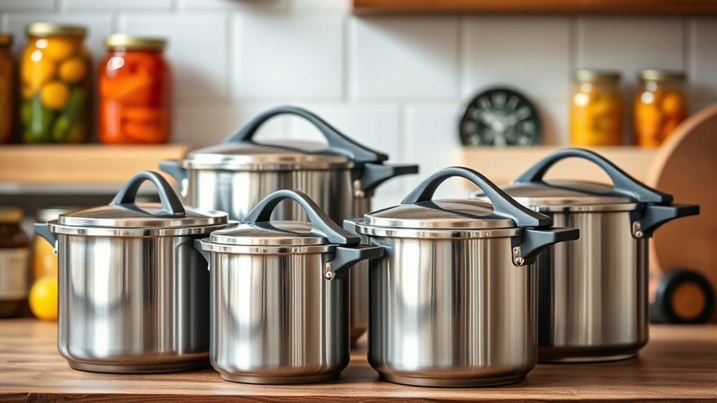 top canning pressure cookers