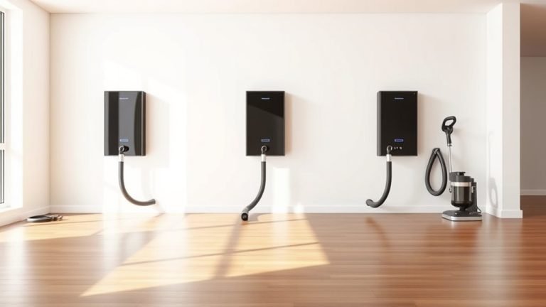 top central vacuum systems