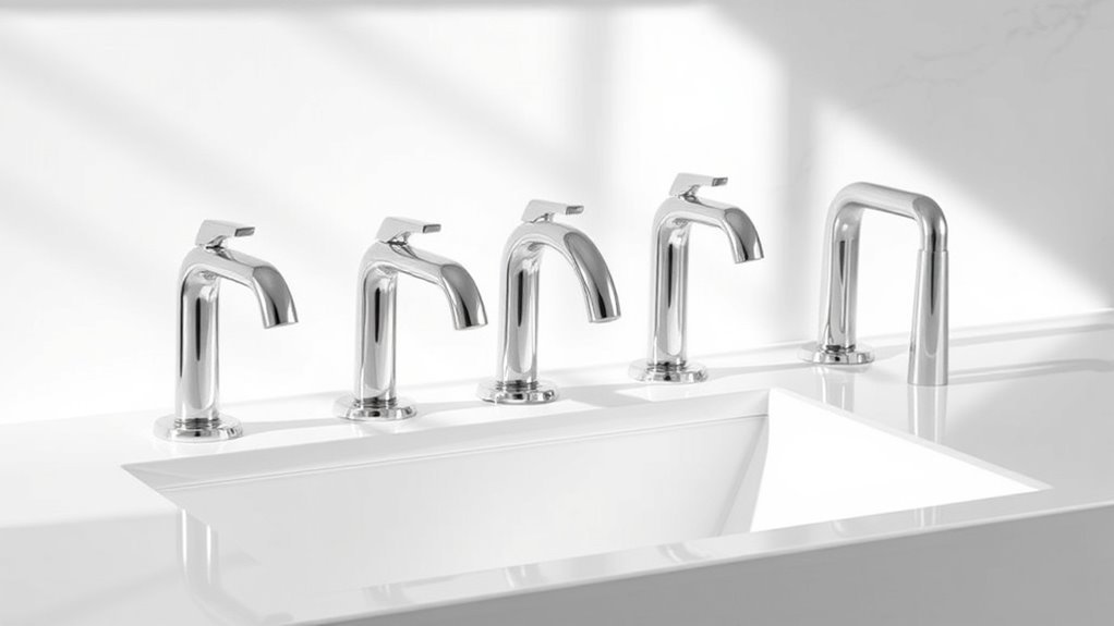 top chrome bathroom faucets