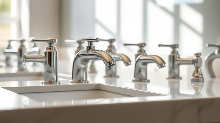 top chrome bathroom faucets