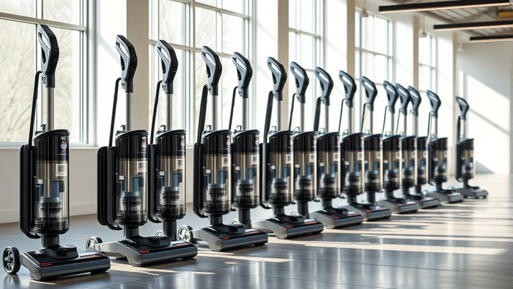 top commercial bagless vacuums