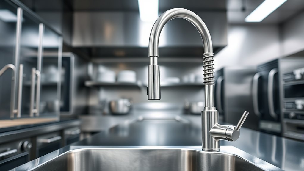 top commercial kitchen faucets