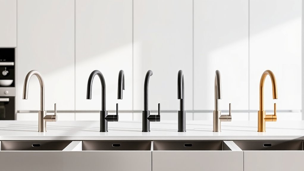 top contemporary gooseneck faucets