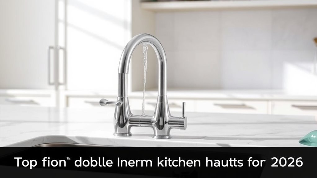 top double handle faucets