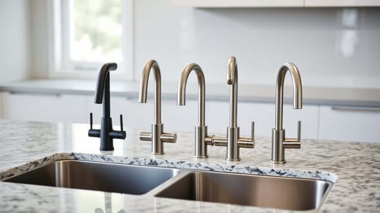 top double sink faucets