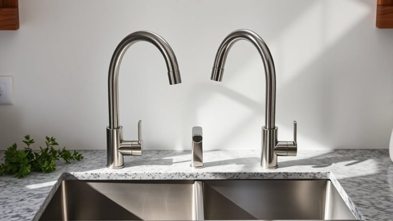 top dual kitchen faucets