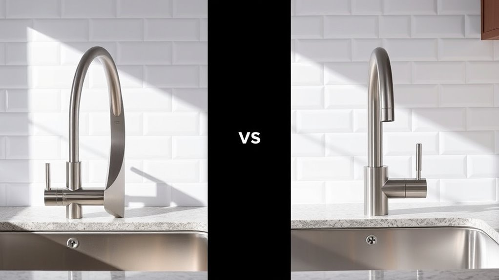 top dual kitchen faucets