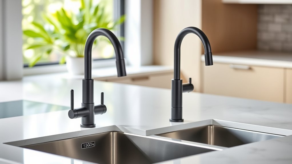top dual sink faucets