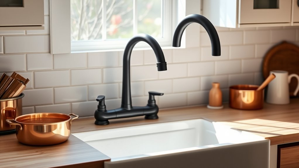 top farmhouse sink faucets