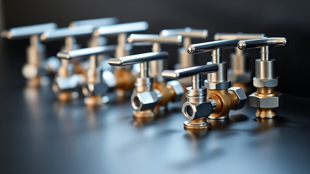 top faucet ball valves