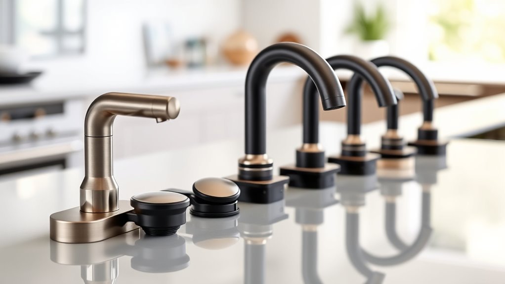top faucet button choices