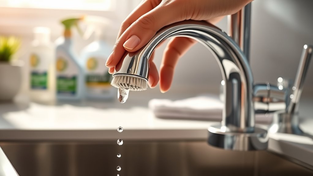 top faucet cleaning techniques