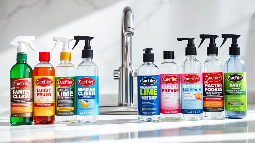 top faucet lime removers