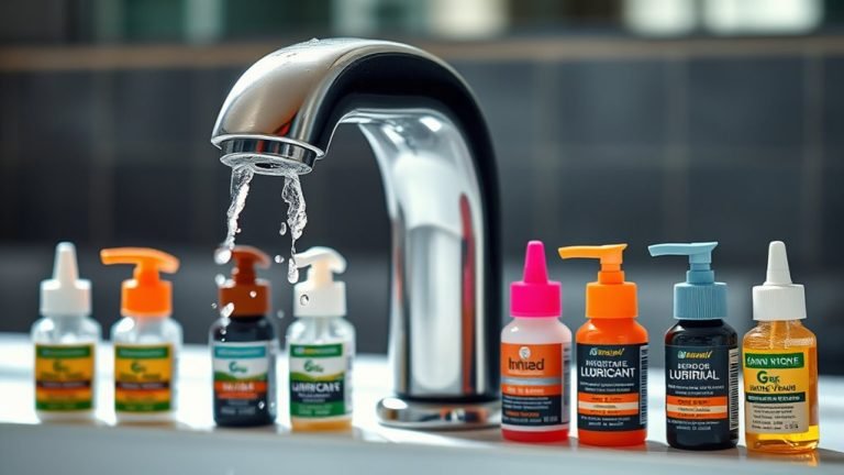 top faucet lubricant guide