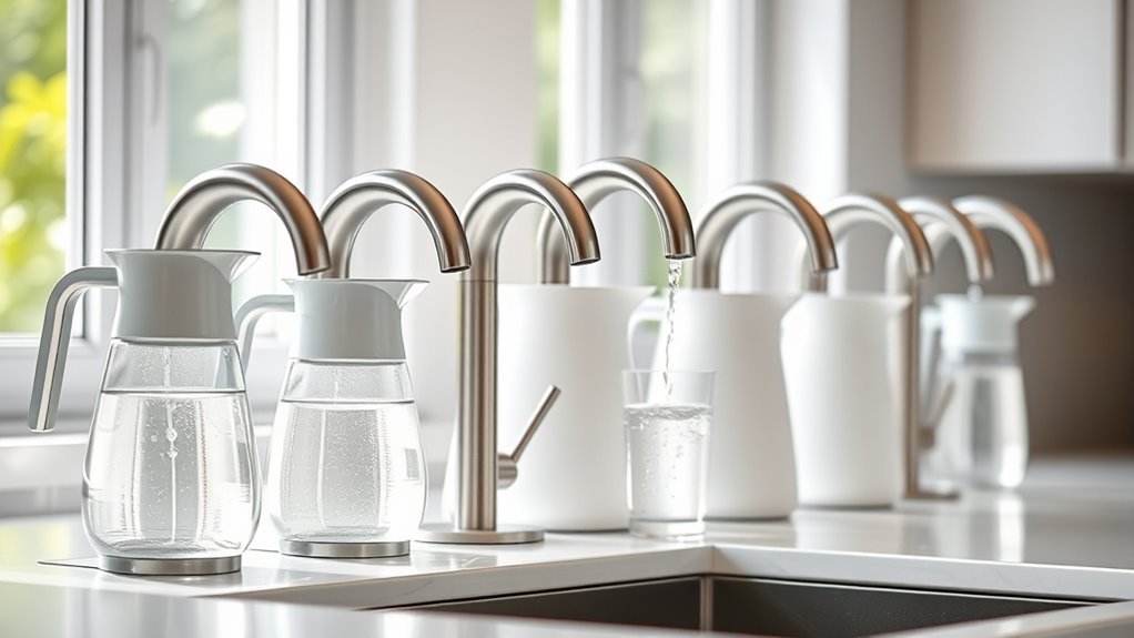 top faucet water pitchers