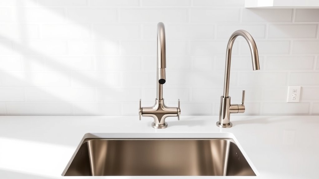 top faucets for 33 inch sink
