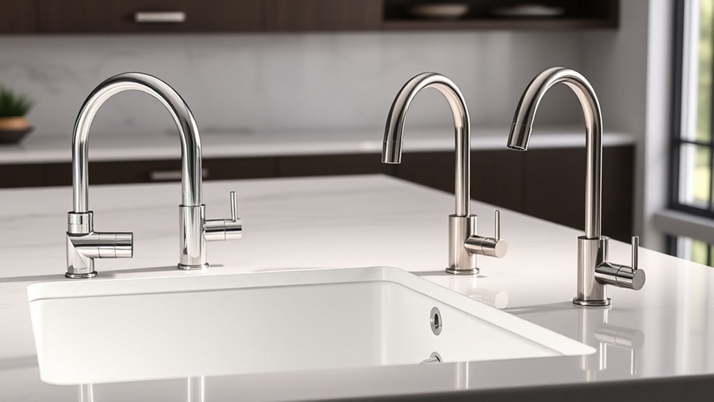 top faucets for 33 inch sink
