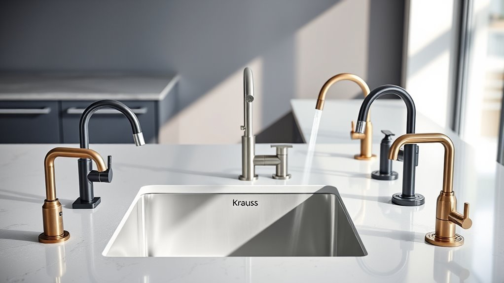 top faucets for krauss sinks