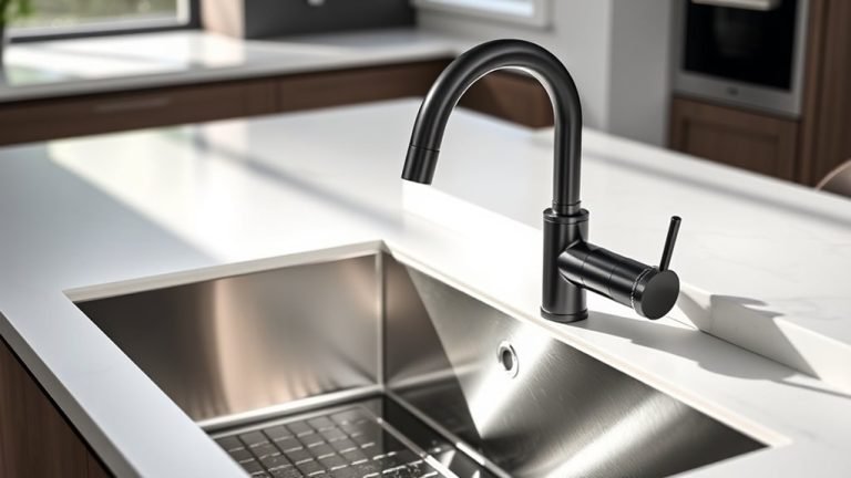 top faucets for shallow sinks