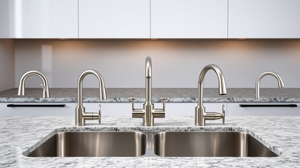 top faucets for stainless steel