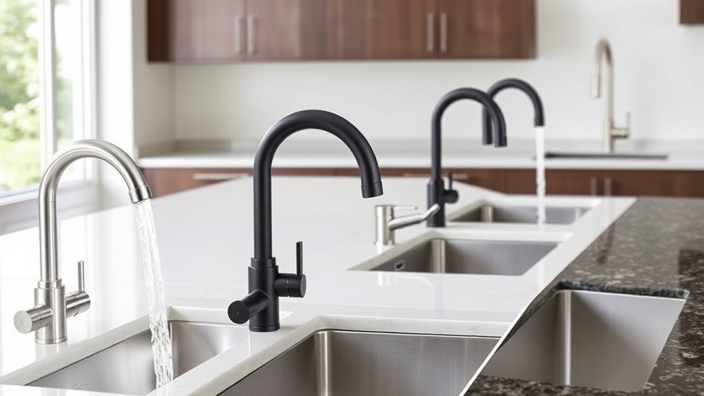 top faucets for undermount sinks