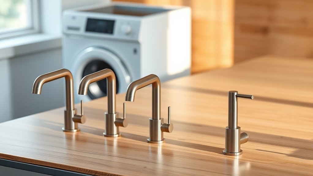top faucets for washers