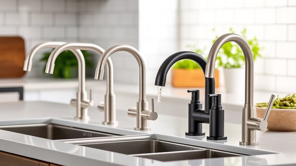 top faucets with dispensers