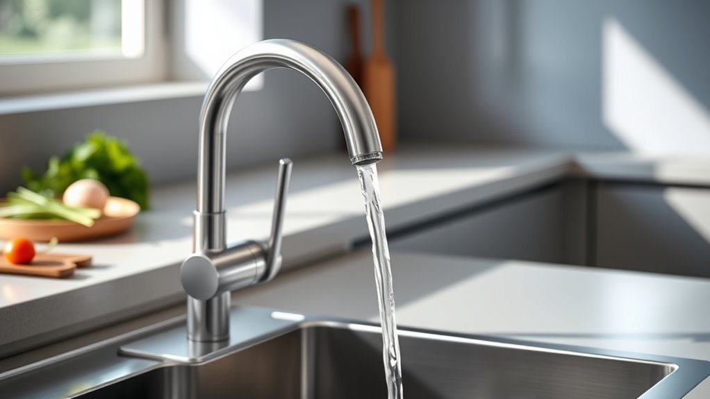 top faucets with temperature control
