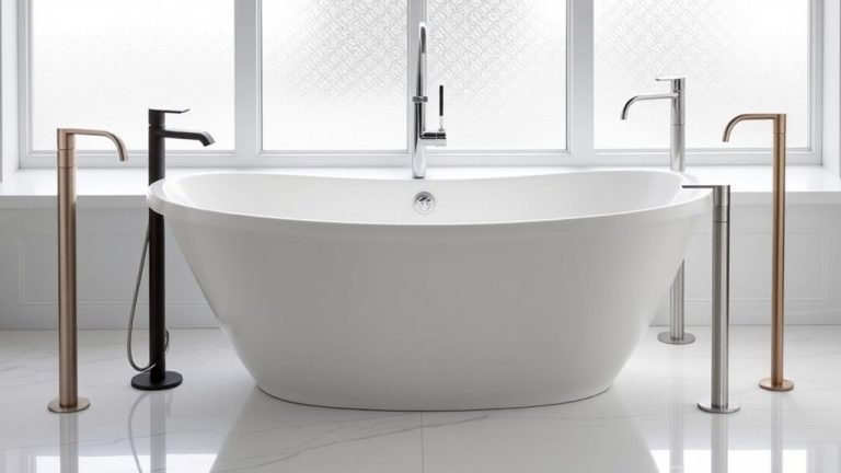top floor mount faucets