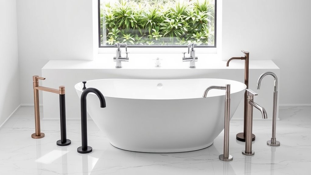 top freestanding bath faucets