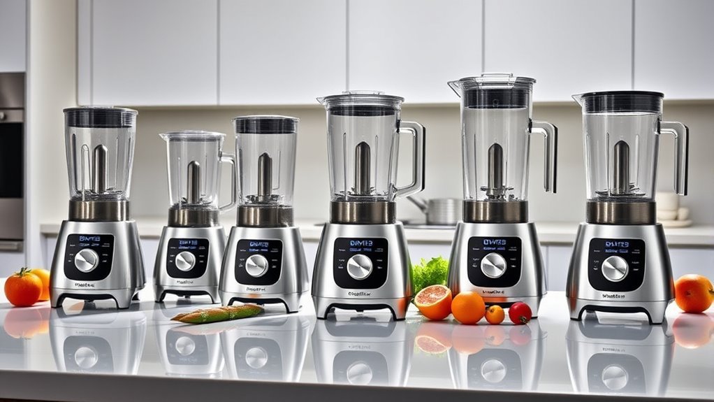 top glass blender combos