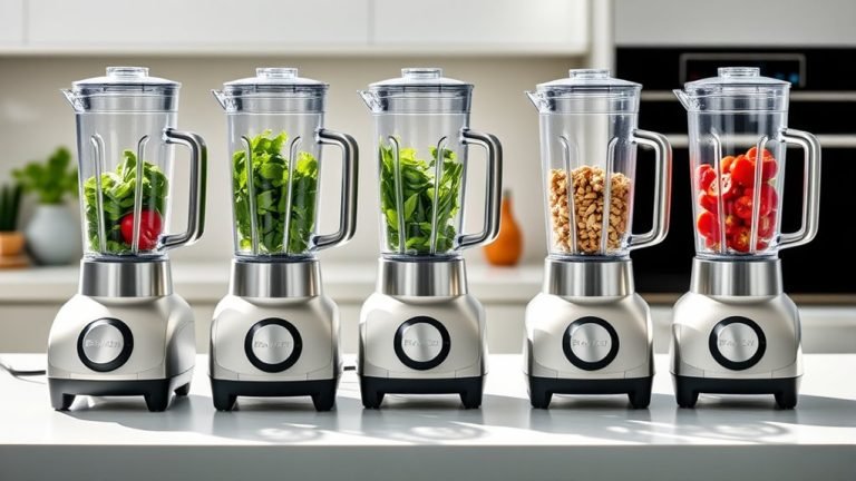 top glass blender food processors