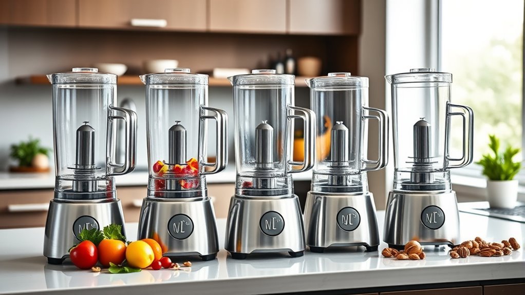 top glass blender processors
