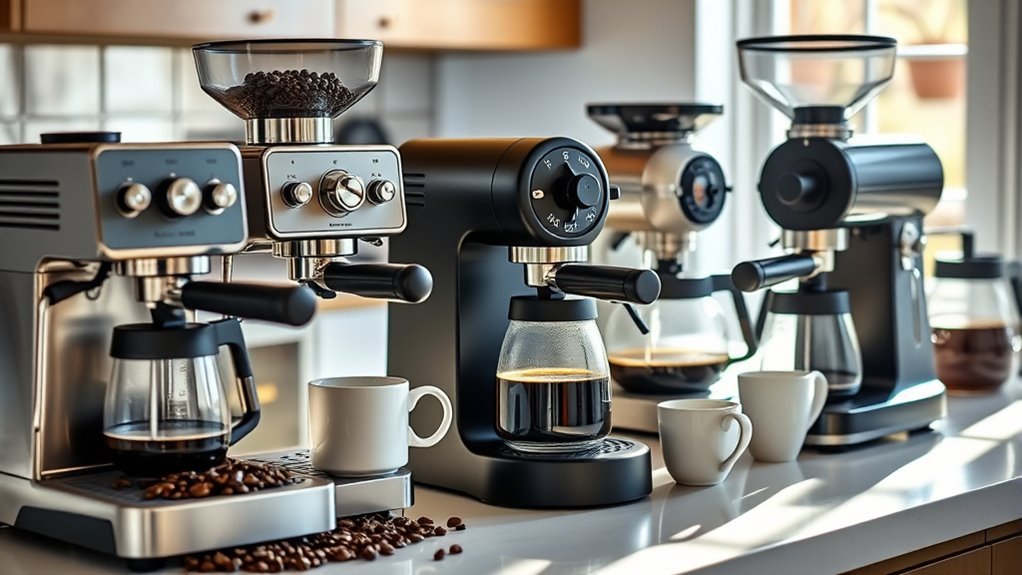 top grind and drip coffee makers