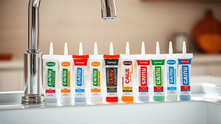 top kitchen faucet caulks