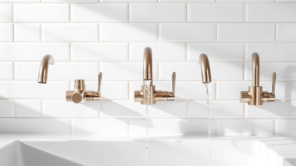 top kitchen wall faucets