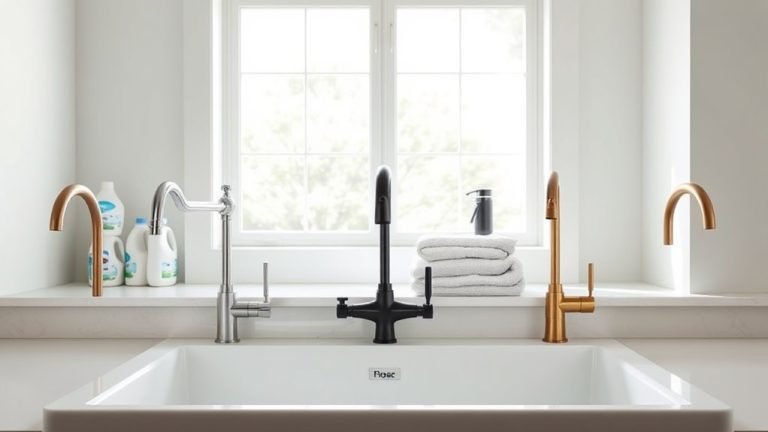 top laundry room faucets