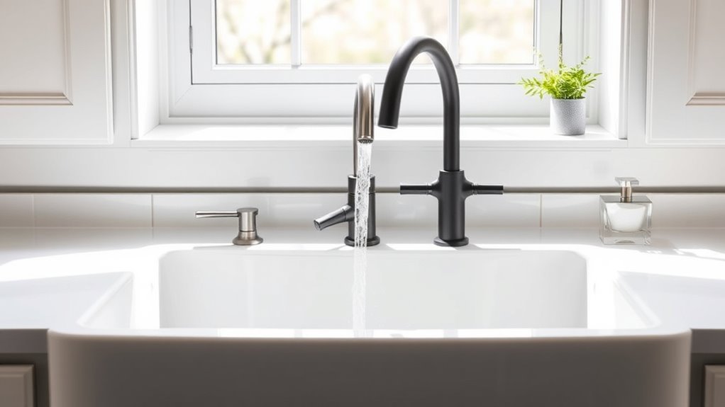 top laundry sink faucets