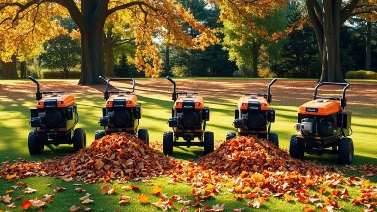 top leaf vacuum mulchers