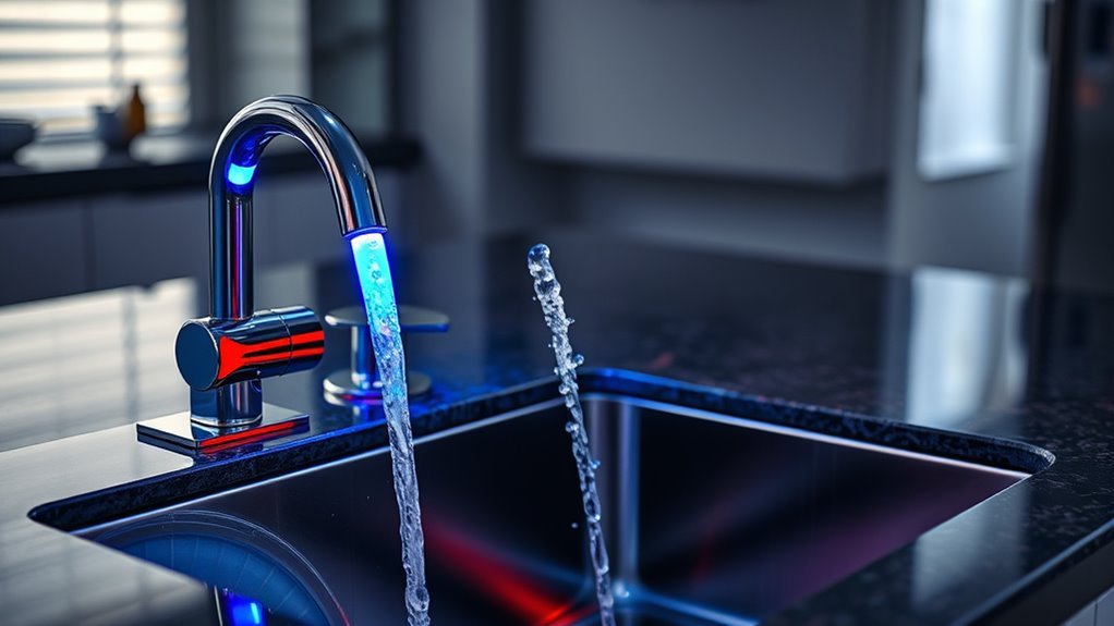 top led faucet lights